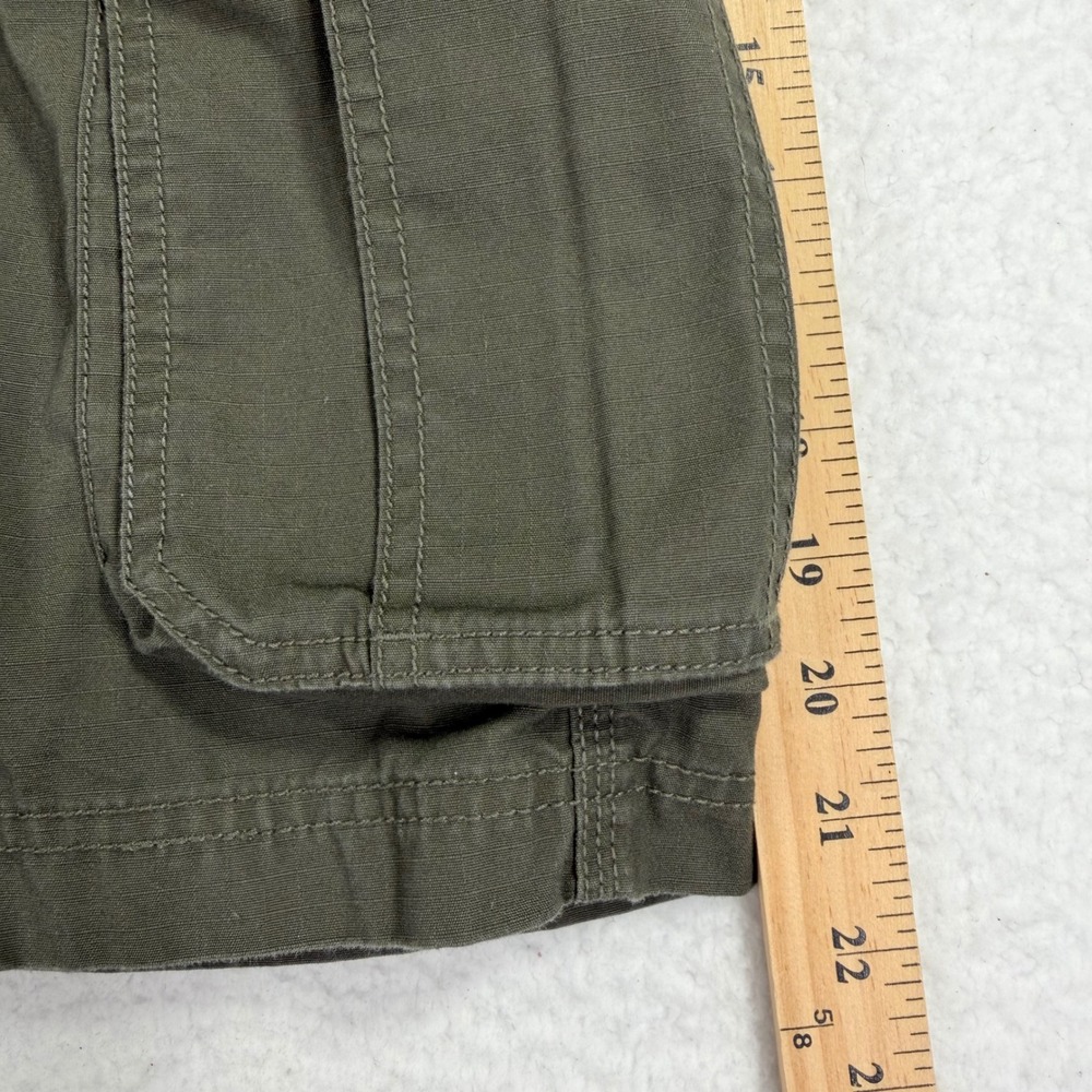 The North Face Cargo Shorts Mens 40 Olive Green Ripstop Hiking Outdoor Utility - Picture 8 of 10